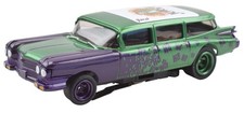 Auto World x Premium Hobbies 4Gear Batman The Joker 1959 Cadillac HO Scale Sl...