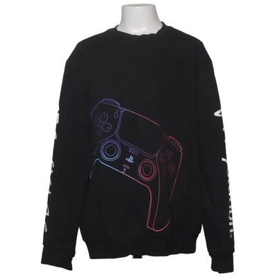 H&M, Sweatshirt, Größe: 146/152, Schwarz, Baumwolle/Polyester, Print, Sweat #ETF