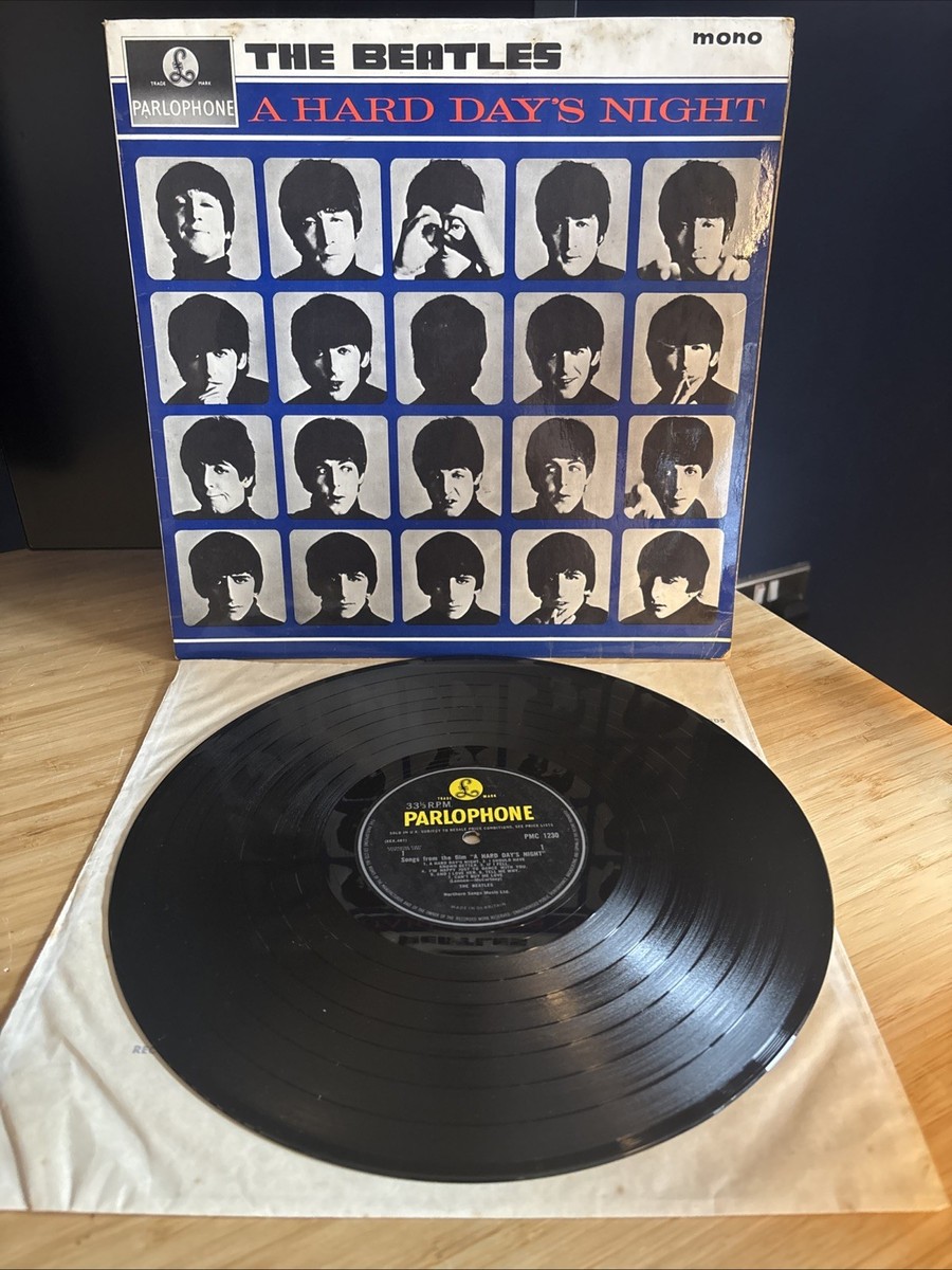 ザビートルズ ハードデイズナイトUKオリジナルモノラル盤 Beatles