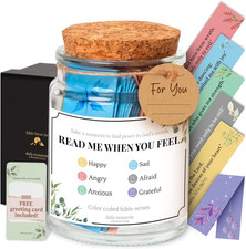 Bible Verse Jar   Christian Gifts for Women Faith, Christmas Gifts for Mom, 90