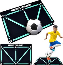Fussballmatte Training Kinder, Fussball Matte Ballkontrolle, Fussball Geschen...