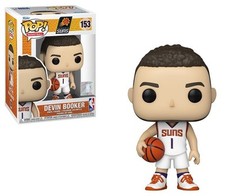 Funko Pop! Basketball NBA Devin Booker Suns Home Edition Vinyl Figure #153 NEW