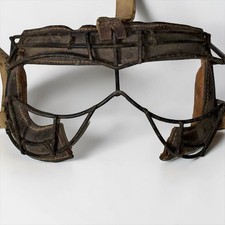 Vintage Baseball Fänger Maske Eishockey Goalie Maske Antik Brille