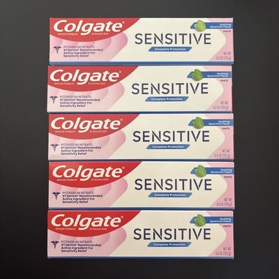 5x Colgate Sensitive Mint Maximum Strength Toothpaste - 6oz Exp 01/2028+