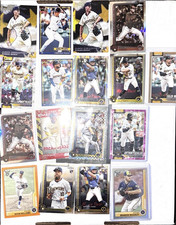 Brewers Team Pack! 17 Cards 2 numbered cards. Inserts and Chrome  