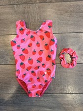 Destira Girls Strawberry Fields Gymnastics Leotard Split-Back Dance CXXS 3T