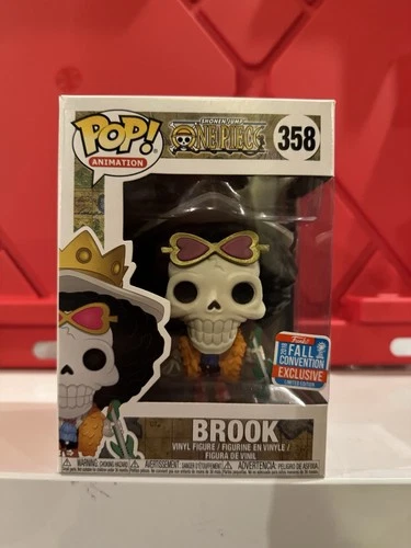 FUNKO POP BROOK ONE PIECE 2018 FALL CONVENTION SHARED COMIC CON EXCLUSIVE #358
