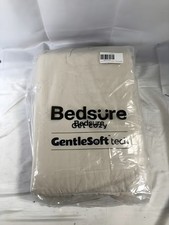 Bedsure GentleSoft Cotton Waffle Duvet Cover Set King 3-Piece Cream 104x90