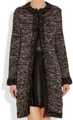 ** M MISSONI  ** Luxury Long Cardigan Strickmantel Schwarz Glitzi IT42 wNEUoE