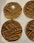 Zebra Striped Dinner Plates 11". Dario Farrucci. Excellent Condition - Vintage — photo 5