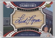 2007 Sweet Spot Classic Legendary Barrel Blue Ink 56/75 Fred Lynn Auto q9p
