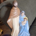 Joseph, Mary and Baby Jesus Statue 10 " Vintage — photo 1