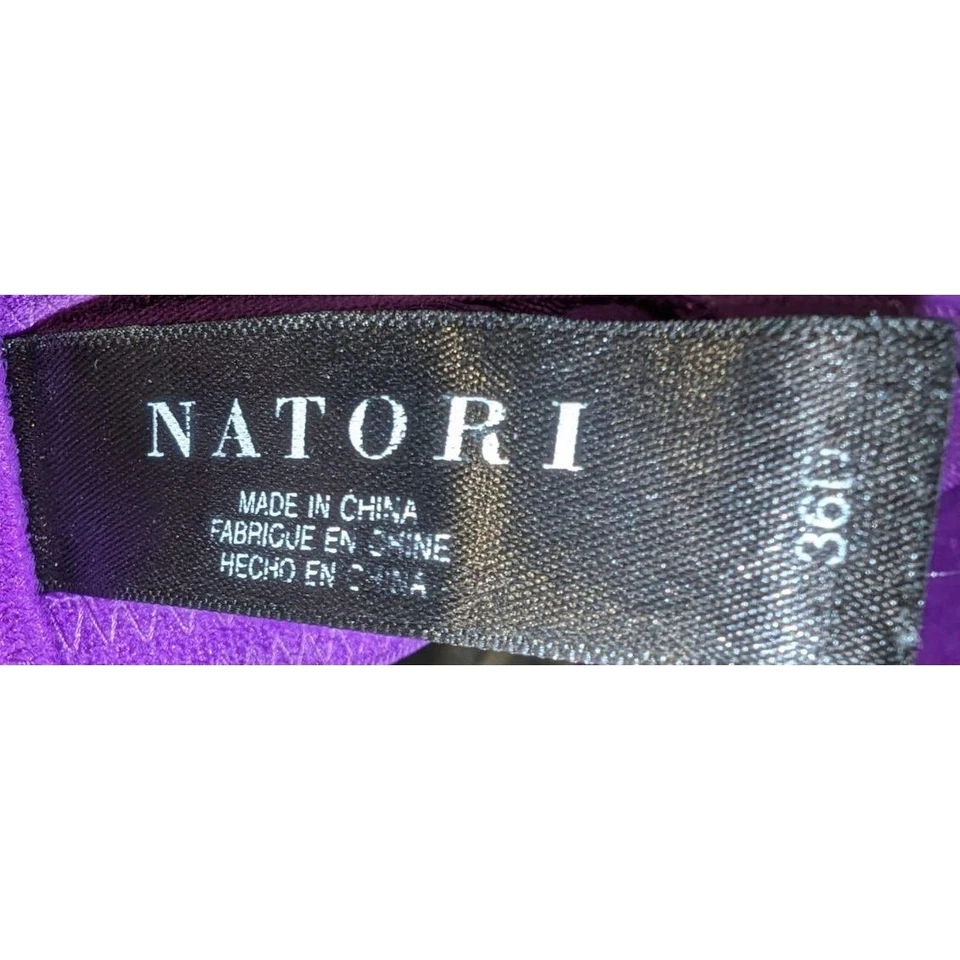 Sujetador Natori Risque Lowcut Lift con aros púrpura talla 36D Foto 4 de 4