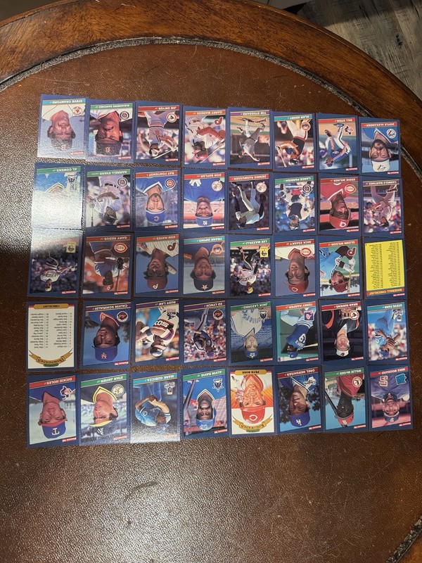 1986 Donruss Lot Near Mint Condition Includes Pete Rose, Orel Hershiser, W McGee