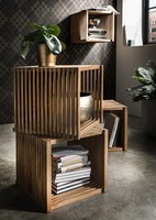 RegalwüRfel Regal 40X40Cm Massivholz Teakholz Natur Neu Ovp!!!