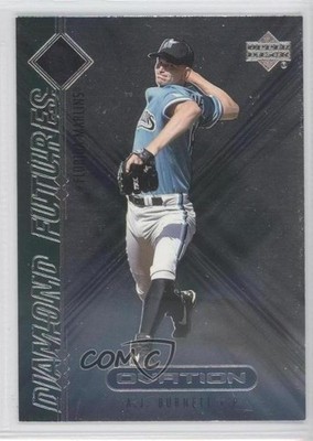 2000 Upper Deck Ovation Diamond Futures AJ Burnett #DM7 0c4
