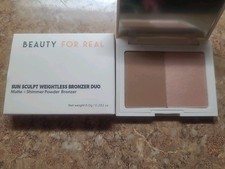 Beauty For Real Sun Sculpt Bronzer Duo Good Day Sunshine Matte/Shimmer 0.282 oz