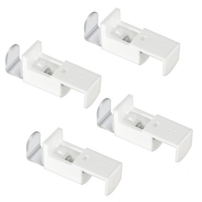 4Pcs Pleated Blind Bracket Clamp Replacement Roller Curtain Holder Repair Parts
