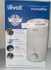 Levoit Dual 150 Ultrasonic Cool Mist 3L Humidifier W Aromatherapy New