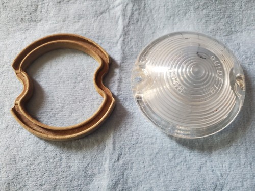 69' CORVETTE BACK UP LIGHT LENSE W/SEAL - USED/ FAIR - Picture 2 of 15