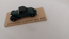Citroën Cabriolet 1938 traction Avant 11BL capoté Eligor réf 1002 échelle 1/43