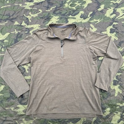 激レア　patagonia lost arrow patagonia mars Forgeline Patagonia MARS Lost Arrow MW Wool 1/4 Zipper baselayer L