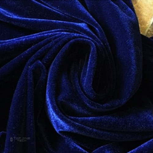 Luxury Velvet Upright Piano Half Cover Deep Blue with Tassels Anti-Dust 4437BE - Picture 7 of 8