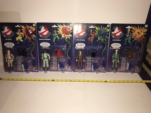 Set of 4 Hasbro Kenner THE REAL GHOSTBUSTERS Action Figures w/ Accessories NEW