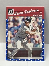2023 Donruss Baseball Retro Base Independence Day #262 Lance Berkman