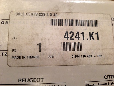 New Genuine Peugeot 306 Citroen ZX Rear Brake Shoe Set 4241K1 4241