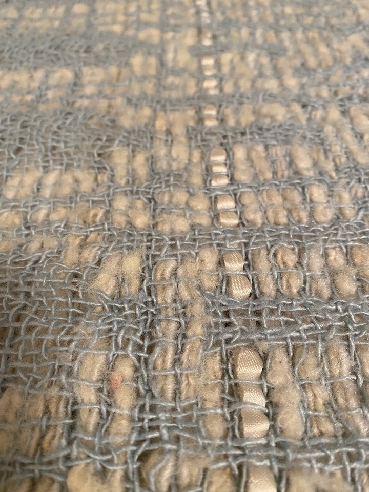 Tapestries Ireland Ltd. Hand Woven Rare King Size Blanket ,Wool , Silk