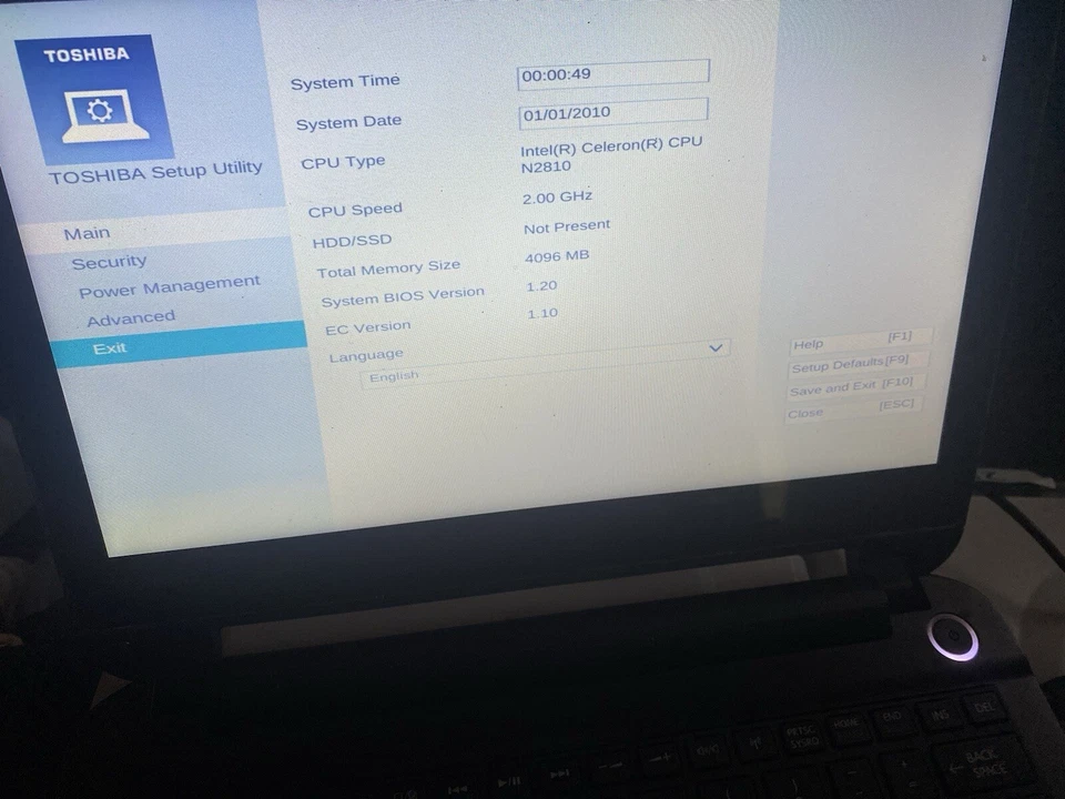 Portátil Toshiba satélite NB15T-A1303 (sin disco duro) Foto 2 de 4