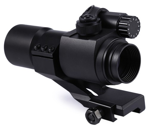 Cannocchiale da puntamento fucile 32 mm mirino reflex rosso verde punto per 20 mm Picatinny Rail - Foto 4 di 7