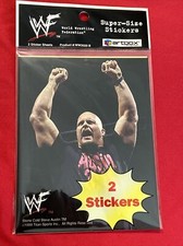 Stone Cold Steve Austin WWF Vintage Sticker 1999 Pack W/ Stone Cold Front Back