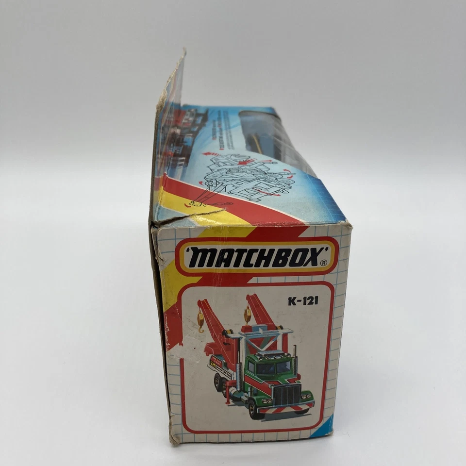 Camión de naufragio Matchbox Super Kings K-121 Peterbilt Highway Patrol A71 Foto 3 de 4