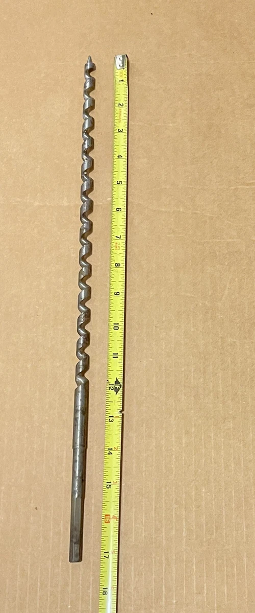 IRWIN AUGER Wood Bit 3/8 INCH x 17 INCHES Long DRILL BIT