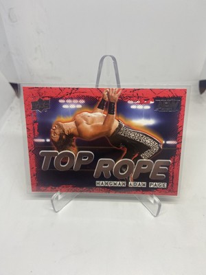 2021 Upper Deck AEW First Edition Hangman Adam Page Top Rope #TR-8 Red ...