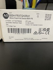 Allen Bradley 800H-FRXTQH2RA1. Push-pull 2 Position Twist Release Ill. Mush.head