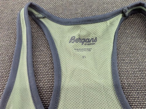 Bergans of Norway Womens Merino Wool Tank Top Singlet XS Track Field Shirt Top - Picture 4 of 10