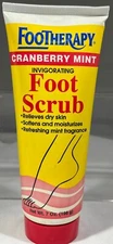 Footherapy Cranberry Mint Invigorating Foot Scrub, 7 oz. (No Seal)