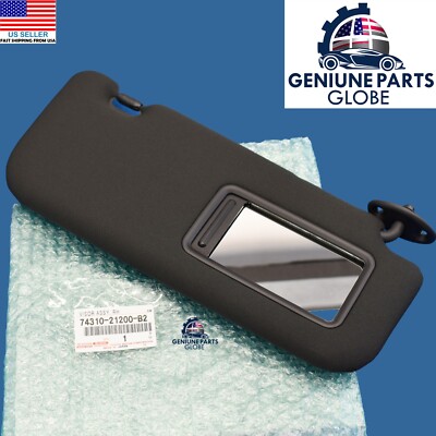 GENUINE 11-13 SCION tC RIGHT PASSENGER GRAY SUN VISOR W/MIRROR