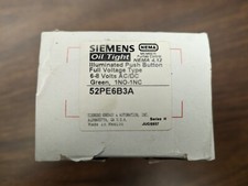 Siemens - Illuminated Push Button - Green - 52PE6B3A