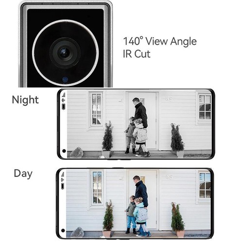 Phone Remote control unlock access WIFI 7'' Monitor multi-room DoorbelI Intercom - Picture 4 of 18