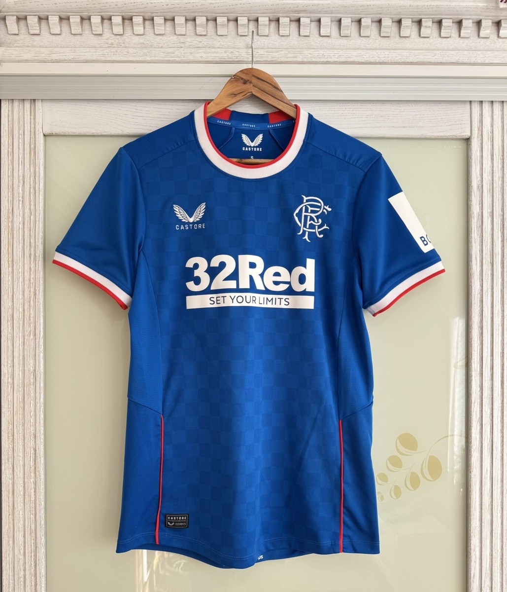 Glasgow Rangers 2022-2023 Home Soccer Jersey Football Kit Shirt