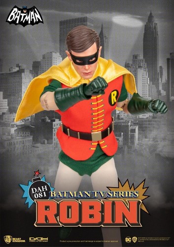 Beast Kingdom DAH-081 Batman TV Series Robin Action Figure New In Hand - Picture 6 of 8
