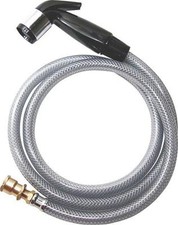 NEW PLUMB PAK PP815-4 BLACK KITCHEN SINK REPLACEMENT SPRAYER HEAD  HOSE 4131389