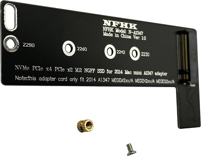 Bestparts M.2 NGFF M-Key NVME SSD Convertor Card Replacement for