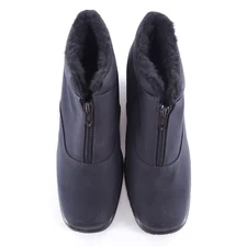 Toe Warmers Women Shoe Boot Zip Color Black Size 11 S- made in Canada T12654