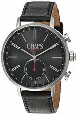NEW! Chaps Ralph Lauren Connected Black Hybrid Smartwatch CHPT3100 $170