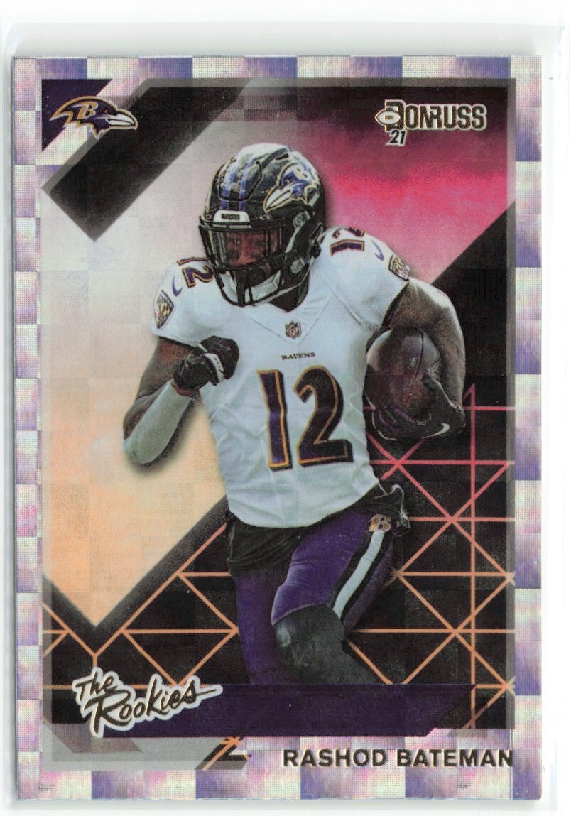 2021 Donruss The Rookies Rashod Bateman RC Baltimore Ravens #TR-RBA